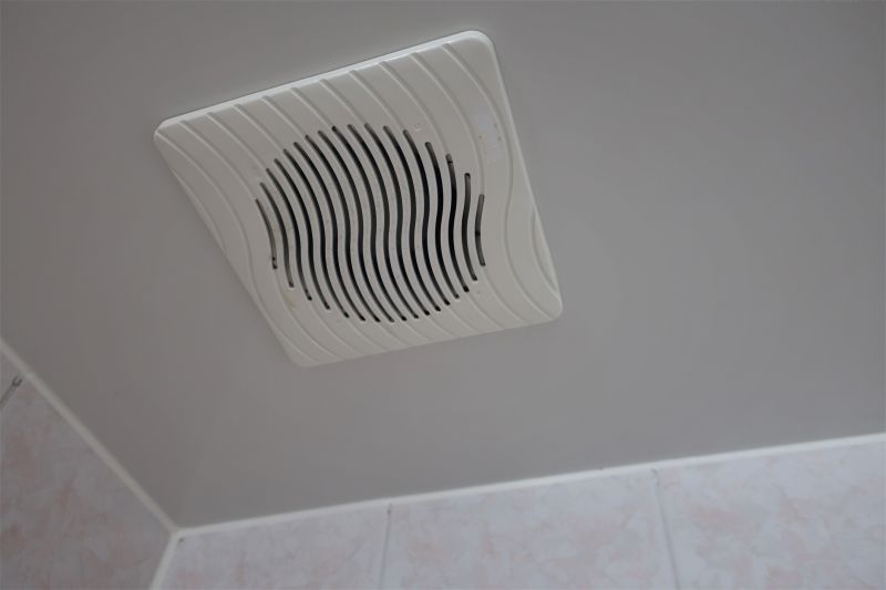 Finished Bathroom Vent Fan Installation